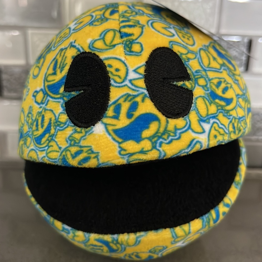 🕹️Pac-Man Video Game STICKER BOMB Pac-Man Plush Officially Licensed / BRAND NEW